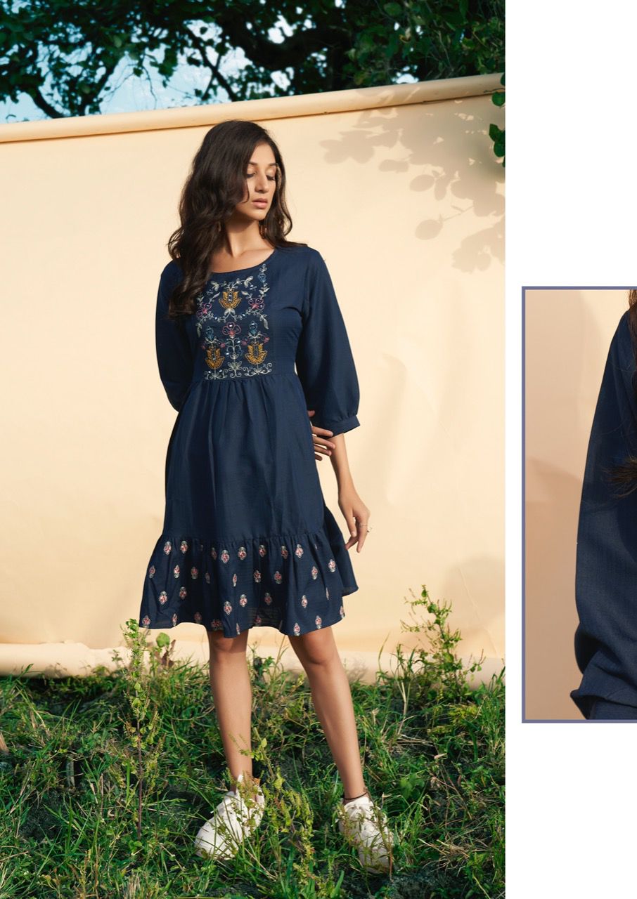 Riya The Conch Fancy Stylish Party Wear Latest Short Kurti Collection